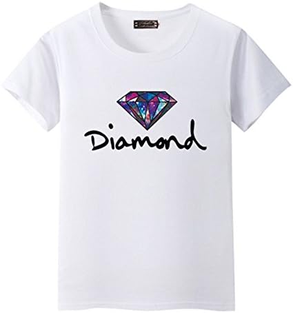 KDHJJOLY Comfortable Womens Girls Short-Sleeve Cotton T-Shirt White2X-Large=US XL Effective shipment