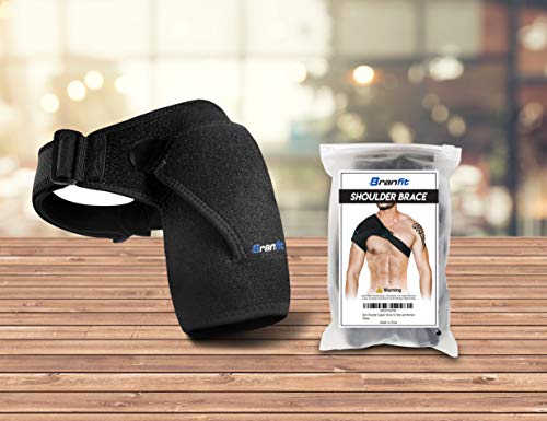Shoulder Brace & Rotator Cuff Support Brace for Men & Women by BRANFIT, Shoulder Compression Sleeve  - //medicalbooks.filipinodoctors.org