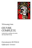 L'oeuvre complète de Tchouang-tseu by Tchouang-tseu, Kia-hway Liou