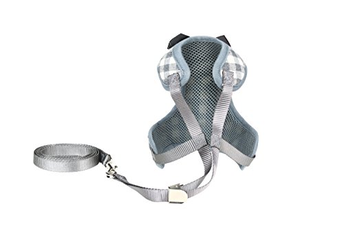 image for Small Dog Harness Leash Set - SCENEREAL Best Cute Soft Adjustable Pet 