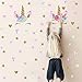 2 Pcs Unicorn Wall Decal, Girls Bedroom Home Decor, Unicorn Wall Stickers Decorations, Wall Decor with Stars …