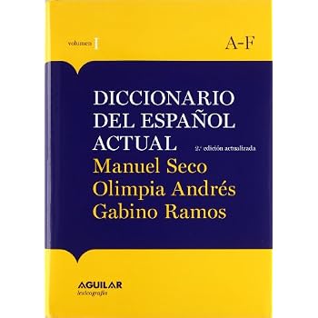 Nueva Edición Diccionario Español Actual 2011 /obra 2 tomos (AGUILAR LEXICOGRAFIA) Nueva Edición Diccionario Español Actual 2011 /obra 2 tomos (AGUILAR LEXICOGRAFIA)