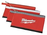 Milwaukee 48-22-8193 Canvas Zipper Pouch (3 Pack)