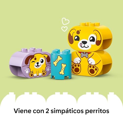 DUPLO Mi Primer Clasificador de Formas: Casa de los Perritos - Juguete Educativo Infantil - Ladrillos de Muchos Colores y Formas - Juego para Motricidad Fina para Niños y Niñas de 18+ Meses 10441