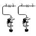 thkfish Fishing Line Winder Fishing Line Spooler System Adjustable Stable Protable Fishing Line Spooler Fishing Line Winder with Clamp Spooler System