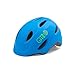 Giro Scamp Youth Recreational Bike Cycling Helmet - Small (49-53 cm), Matte Blue/Lime (2021)
