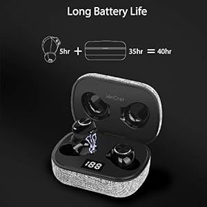 Cuffie wireless, cuffie WinCret Bluetooth in-ear con cancellazione del rumore, cuffie Bluetooth 5.0, microfono integrato… - immagine 5