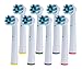  Oral B Replacement Brush Heads- Pk of 8 Generic Crossaction Oralb Braun Electric Toothbrush Heads- Cross Action Bristles Remove More Plaque & Reach Deep Within Teeth