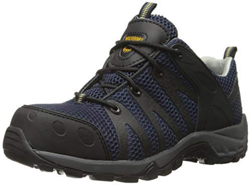 Wolverine Men's Amherst Comp Toe Trail Runner Work Boot, Navy, 7 M US