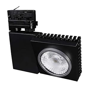 elumico LED Tracklight/railspot 36W, neutraal wit (4.200K), stralingshoek: 60°, kleur: Zwart, Lm: 2700Lm, Ra> 80 CE/RoHs…