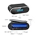 WiFi Hidden Spy Camera Clock UYIKOO, 1080P HD Video Recorder Wireless with Motion Detection/Loop Recording/Realtime Video Covert Nanny Cam for Home Security
