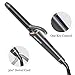 Curling Iron 1 Inch Hair Curling Iron Wand Ceramic Tourmaline Coating Curling Wand Instant Heat up to 250°F- 410°F (5 Heat Settings,Dual Voltage,Include Heat Resistant Glove)