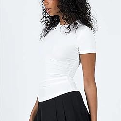 Abardsion Women's Casual Basic Going Out Crop Tops