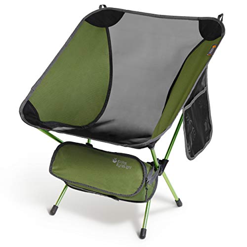 P&J Trading EyrieLight Outdoor Chair – Compact and Lightweight for Backpacking, Camping, Hiking, Beach, Festivals…