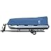 Classic Accessories Stellex Pontoon Boat Cover, Durable Boat Cover with Polyester Fade-Resistant Fabric (Blue)