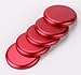 Opar Red Door Handle Exterior Push Button Cover Trim for 2007 - 2018 Jeep JK Wrangler & Unlimited - 5PCS/Set