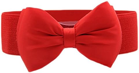 Sunnygirls Bridal Sash Birthday Wedding Flower Princess Paegent Girl Kids Belt Party (Red)