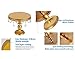VILAVITA 3-Set Cake Stands Round Cupcake Stands Dessert Display Stand with Pendants and Beads, Gold