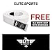 Elite Sports BJJ GI for Men IBJJF Kimono BJJ Jiu Jitsu Lightweight GIS W/Preshrunk Fabric & Free Belt (White, A0)