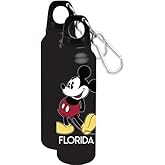 1928 Original Mickey Aluminum Water Bottle Black (Florida Namedrop)