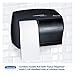 Scott Professional Coreless Standard Roll Toilet Paper Dispenser (09604), Dual Capacity, Black, 11.0