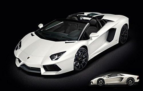 POCHER HK104 LAMBORGHINI AVENTADOR LP 700-4 ROADSTER SEMI-MATT WHITE KIT 1:8