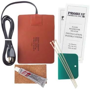Proheat Heavy Duty Fluid Reservoir Heater Model 1325-220 (500 Watts, 2.1 Amp, 220 Volts) Ideal for Oil Pans from 3 to 6 Gallons of Lube (12 to 25 Litres) and from 20 to 50 Gallons of Hydraulic Oil