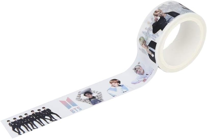 Pinenuts Exquisite and Simple Kawaii BTS Bulletproof Youth League and paper Tape Twice Blackpink Paper Tape(H01)