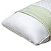 Hotel Comfort Premium Adjustable Memory Foam Pillow Ultra-Soft Bamboo Cover - Queen Size - Set of 2