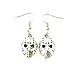 Jason Voorhees Hockey Mask Dangle Earrings Horror Films Classic Movies Cartoons Premium Quality Jewelry
