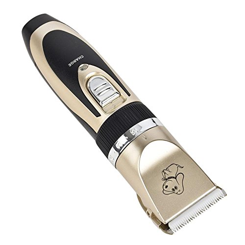 Pet Clipper, Umiwe Pet Dog Cat Hairdress Rechargeable Electronic Low Vibration Low Noise Pet Hair Trimmer Pet Scissors Dog Grooming Cutting Machine