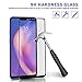 Ferilinso Screen Protector for Xiaomi Mi 8 Lite, [3 Pack] [Full Glue][Full Cover] Tempered Glass Case Friendly Protective Film (Black)