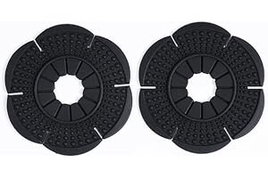 TUKLYE 2 Pack Car Wiper Hole Protective Cover,Dust-proof Wipers Arms Protector Cover,Silicone Dust CoverSuitable For Various Types Of Car Wiper Arm Hole Protective Cover (black, Large wiper hole)