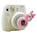 SAIKA Lovely Rabbit Style Selfie Lens Close-up Lens Self Shot Lens for Fujifilm Instax Mini 8 Mini 7s Instant Film Camera with Lens Cleaning Cloth (Pink)