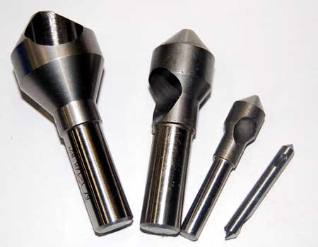 thumbnail image 2 of M.A Ford 4-Piece Zero Flute Countersink Set - 82 Degree HSS Made In USA 2 of 11