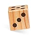 Jumbo Wooden Yard Dice – Giant Outdoor Gaming Dice Set 3.5