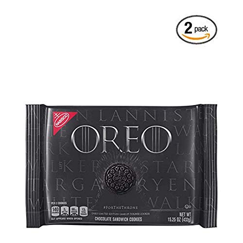 OREO Limited Edition Game of Thrones Themed Classic Chocolate Sandwich Cookies, 15.25 oz. - 2 pack