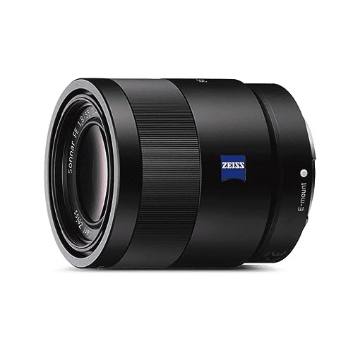 Sony SEL-55F18Z – Zeiss 55mm F1.8 Standard-Festbrennweite (E-Mount, Vollformat, lichtstark, für Sony Alpha A7-Serie, ZV-E1, A6000-Serie & ZV-E10), schwarz