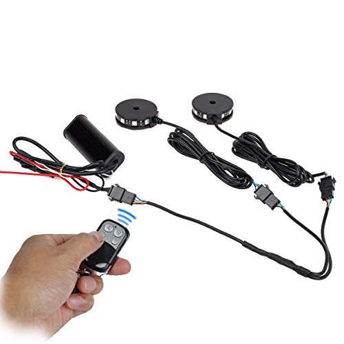 Multi-Color LED Motorcycle Wheel Accent Pod Rim Light RGB 5050 w Keychain Remote - Thumbnail 7