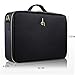 Daniel Harris Makeup Bag Cosmetic bag 16.1x11.5x4.2in | Makeup Case | Travel Make up Bag Organizer |Adjustable Dividers, Portable + Water-Resistant