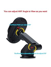 Fenggu - Soporte multifunción para teléfono móvil y tableta, soporte de ventilación, salpicadero, parabrisas, soporte para teléfono móvil