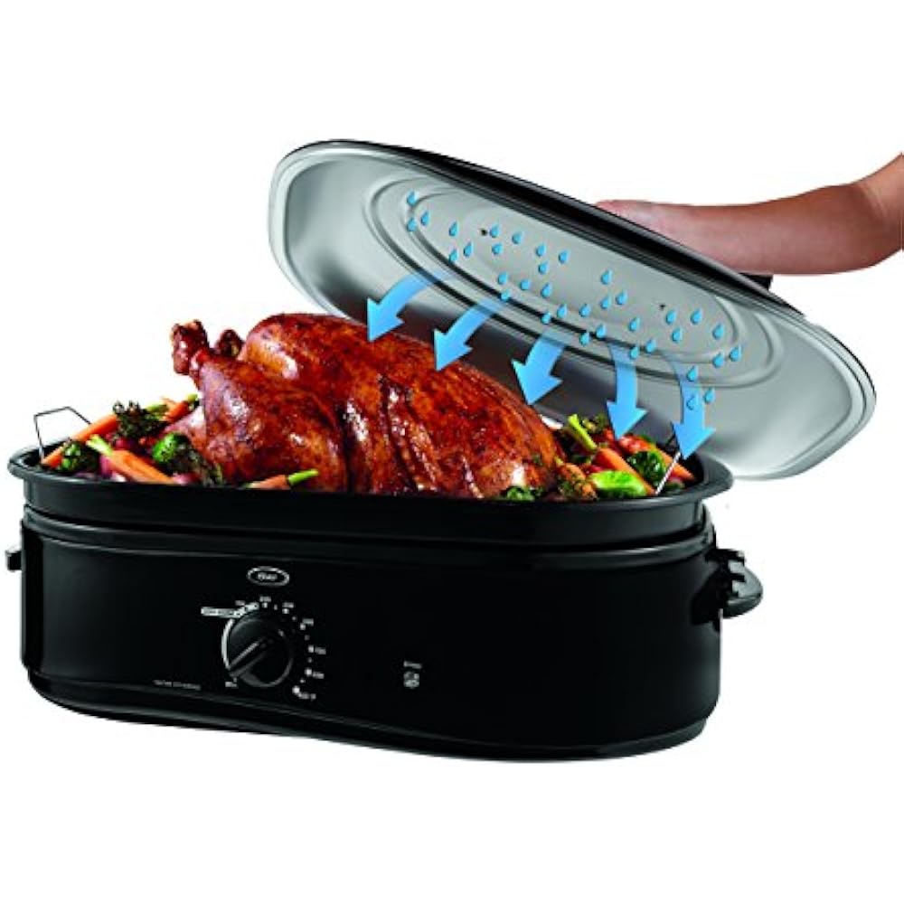 Roaster Oven With SelfBasting Lid, 18 Quart, Black (CKSTRS18BSBW