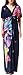 Wantdo Women's Deep V Neck Maxi Dress Boho Backless Casual Long Skirt Plus Size