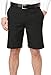 PGA TOUR Men's Expandable Flat Front Golf Short, Caviar, 34