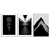 signwin-3 Piece Canvas Wall Art-Abstract Geometric-Canvas Prints Home Artwork Decoration for Living Room,Bedroom - 16