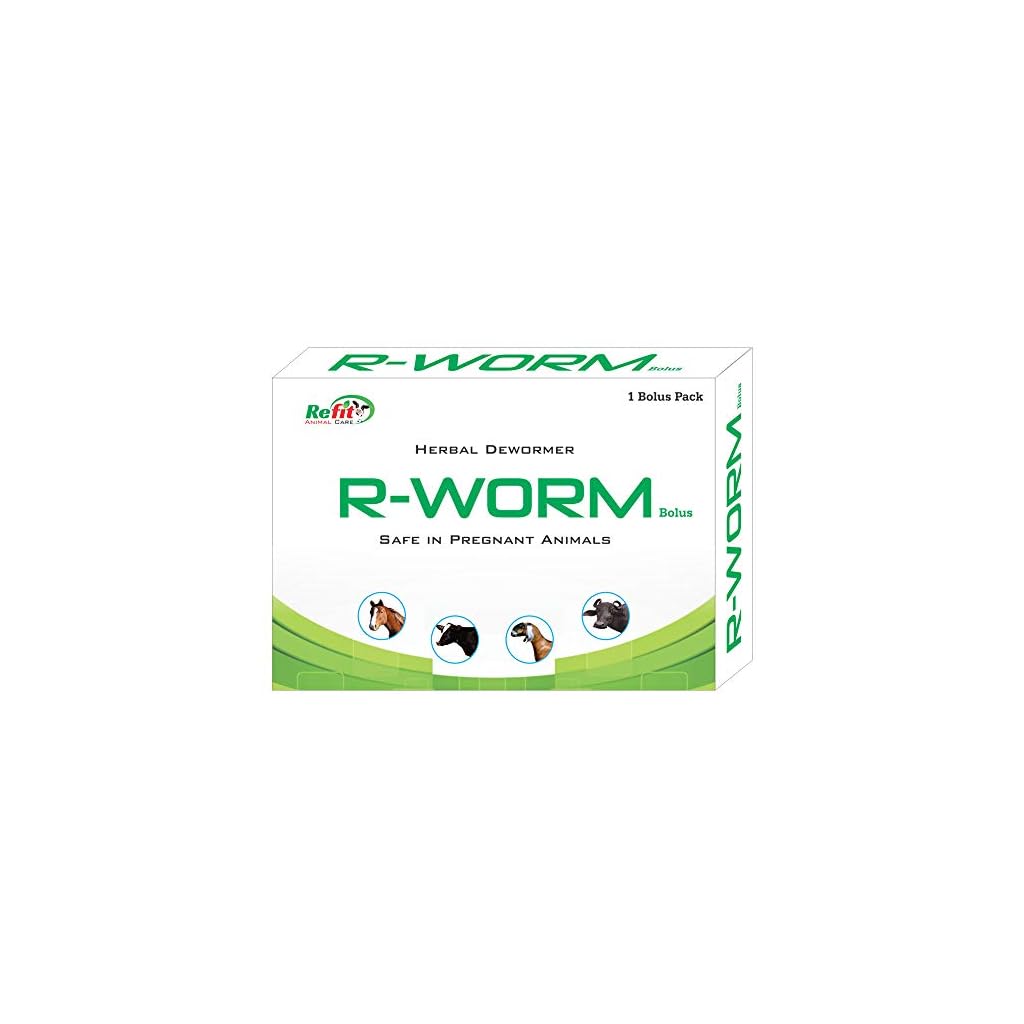REFIT ANIMAL CARE Veterinary Herbal Dewormer Bolus for Cattle, Cows