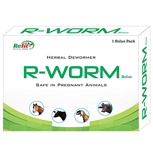 REFIT ANIMAL CARE Veterinary Herbal Dewormer Bolus for Cattle, Cows