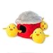 ZippyPaws Burrow Squeaky Hide and Seek Plush Dog Toy, Chicken Hut