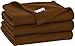 Utopia Bedding Fleece Blanket Queen Size Chocolate Soft Warm Bed Blanket Plush Blanket Microfiber