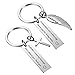 Godparents Proposal Gifts for Baptism Thank You to New God Parents Christening Gift Godmother Keychain, Godfather Keychain (Set of 2)
